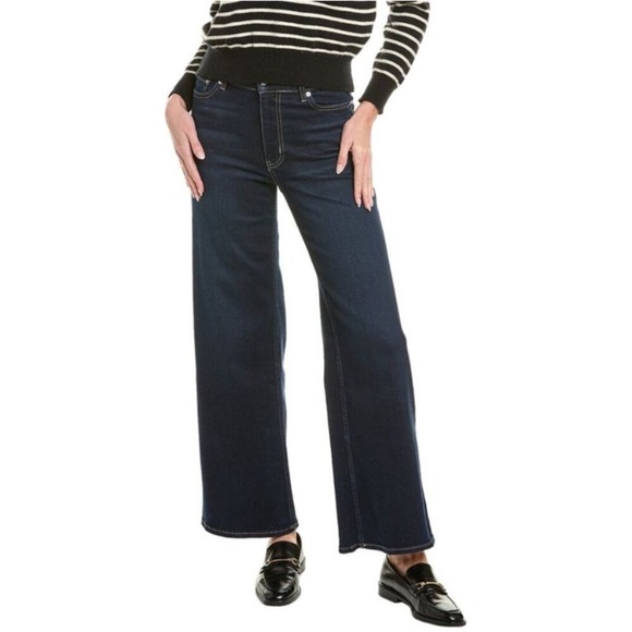 Frame Le Slim Palazzo Jeans in Parkway Size 29 Wide Leg NWT New - Picture 1 of 12